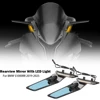 For BMW S1000 RR S 1000 RR S1000RR s1000rr 2019-2023 Wind Wing Motorcycles Adjustable Rotating Rearview Mirror With LED Light 1