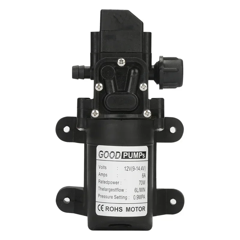 Water Pump 1pcs Automatic Flow Switch 6L/Min DC12V 70W 130PSI AUTO Diaphragm Self Priming Pumps