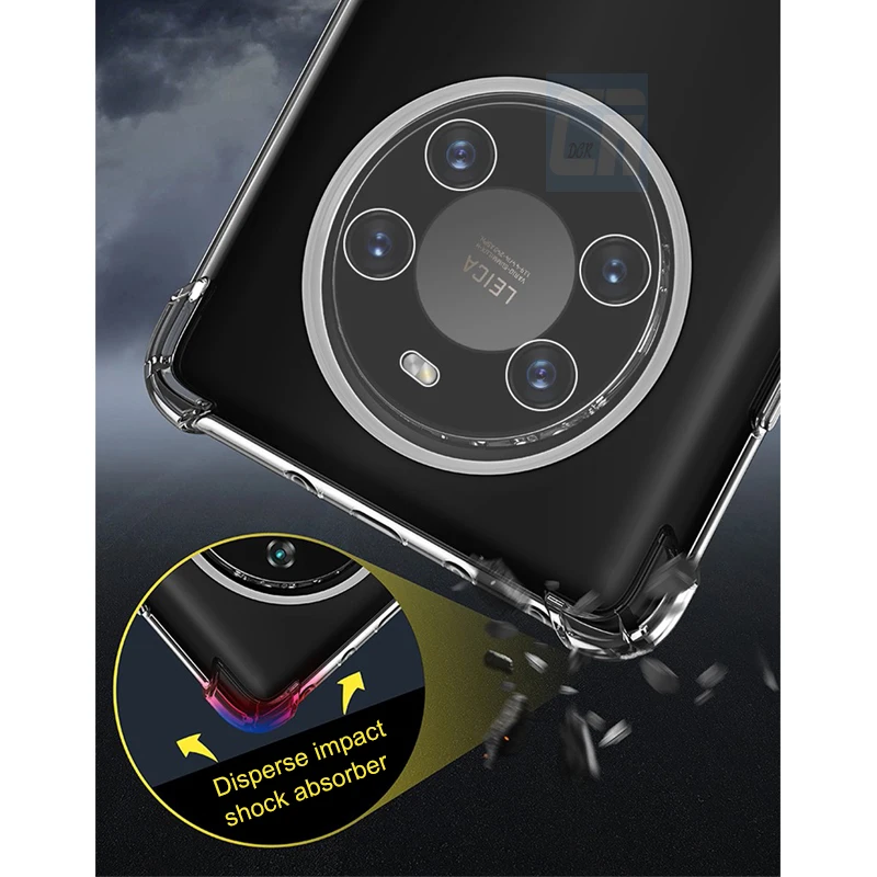 Shockproof Clear Silicone Case - Enhanced Protection Cover