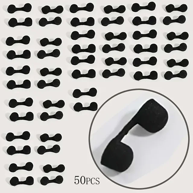 50PCS Nose Protection Foam Filter - Disposable Dust, Pollen,Smoke and Construction Site Protection - Male and Female Nasal Plugs 1