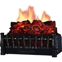 NEW Comfort Glow ELCG251 Electric Log Heater Insert with Flame Projection 5,120 BTUs , Black 1