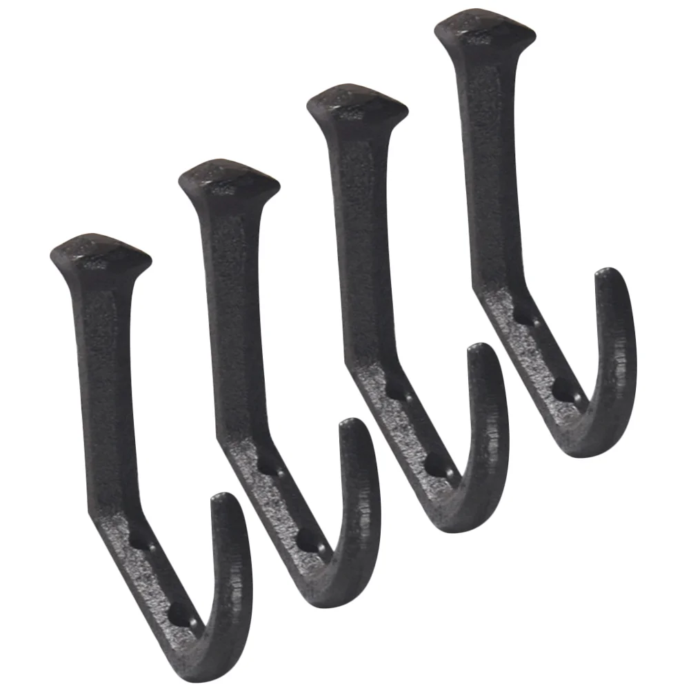 

Iron Hooks Heavy Duty Coat Hooks Wall Mounted Door Hook Pastoral Style Coat Hangers Kitchen Hotel Wall Hook Robe Cloth Hook