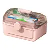 Craft Boxart Supply Box Medicine Organizer Craft Box Folding Design Storage Box Medicine Box With Portable Handle For Home 1