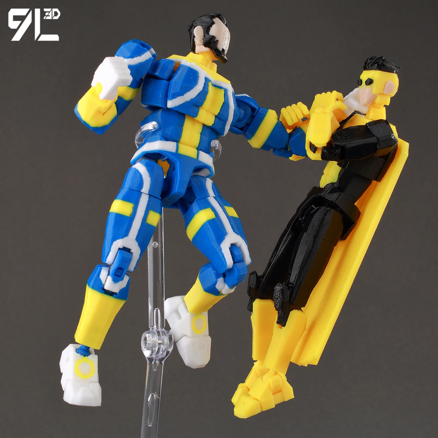 Superhero Team Invincible Boy Multi-Colored Action Figure - Multi-Jointed Collectible Toy