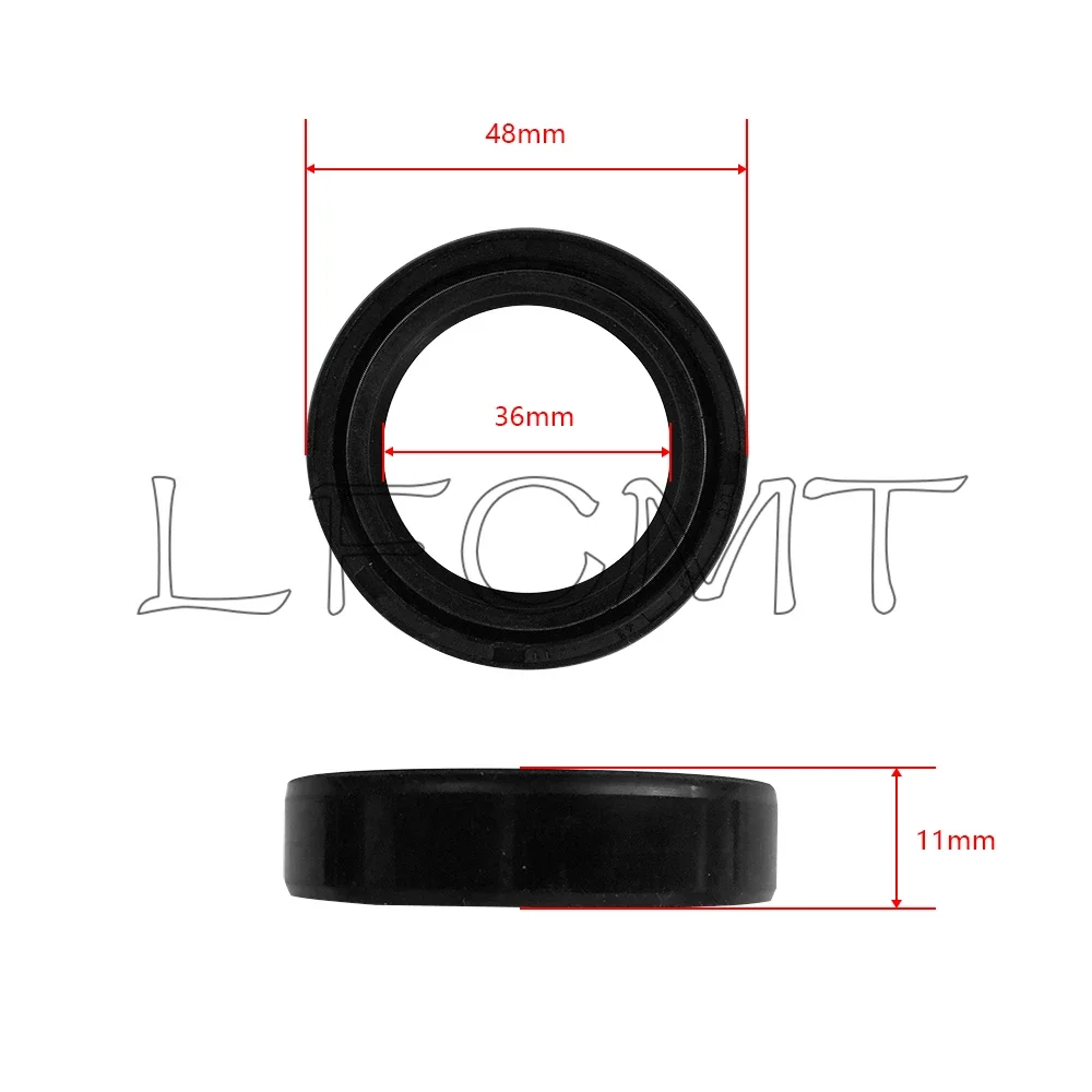 36x48x11 Fork Seal Kit For Yamaha Virago XV535 XT225 XT250 YZ250 – Nitrile Rubber