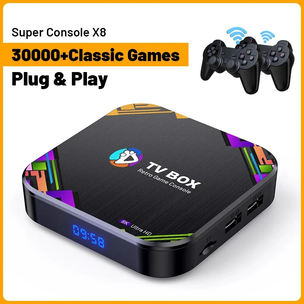 Game Stick 4K 1080P 64GB Con 30000 Juegos - 64 GB, 4K/1080P, 2 Mandos Inalámbricos, Para TV/PC/Proyector Consola Retro M22-U Game Stick 4K 1080P 64GB Con 30000 Juegos - 64 GB, 4K/1080P, 2 Mandos Inalámbricos, Para TV/PC/Proyector Consola Retro M22-U