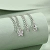 IOGOU Delicate Butterfly Necklace Real Sterling Silver 925 1.4MM D Color Moissanite Pendant Woman's Charm Jewelry Birthday Gift 4