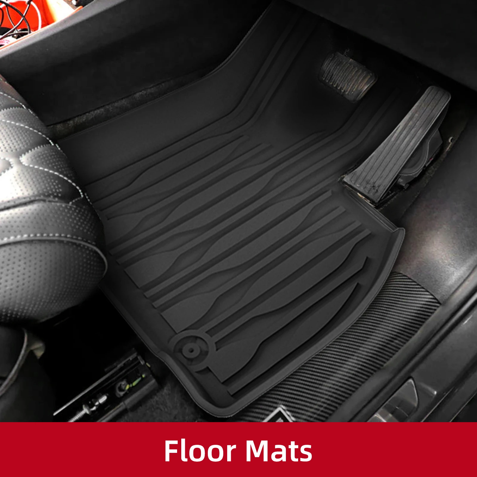 Smabee for BYD Sealion 7 EV Model 2024 2025 TPE 3D Car Floor Mats Cargo Liner Pad Waterproof All- Weather Accessories