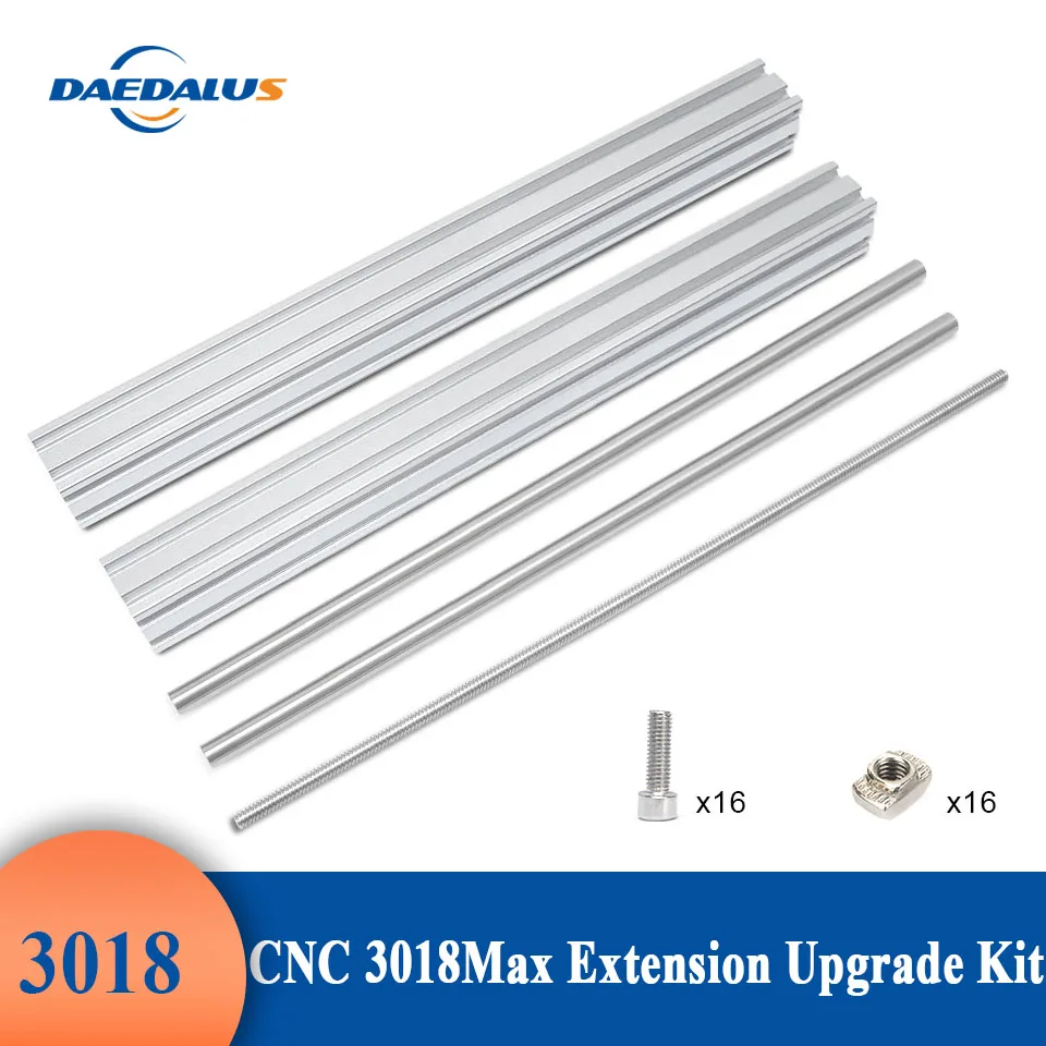 Daedalus CNC 3018 Extension Kit Upgrade Kit 3018 to 3040 Compatible
