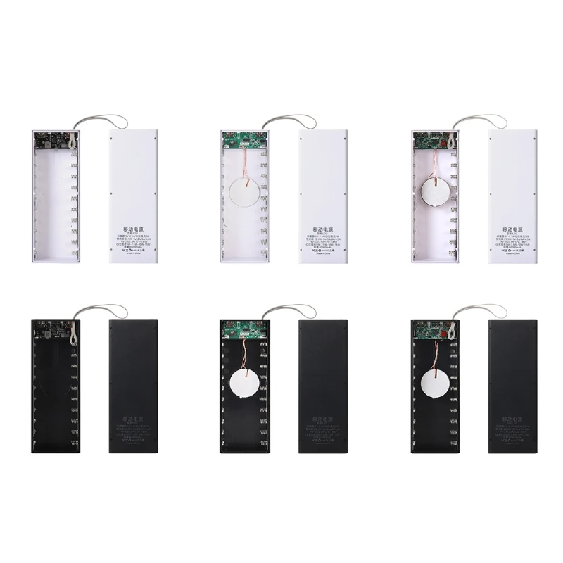 

Новинка, съемный внешний аккумулятор большой емкости 22,5 Вт с ЖК-дисплеем QC3.0 PD 20x1865 0, чехол «сделай сам» с функцией быстрой зарядки и беспроводной зарядкой