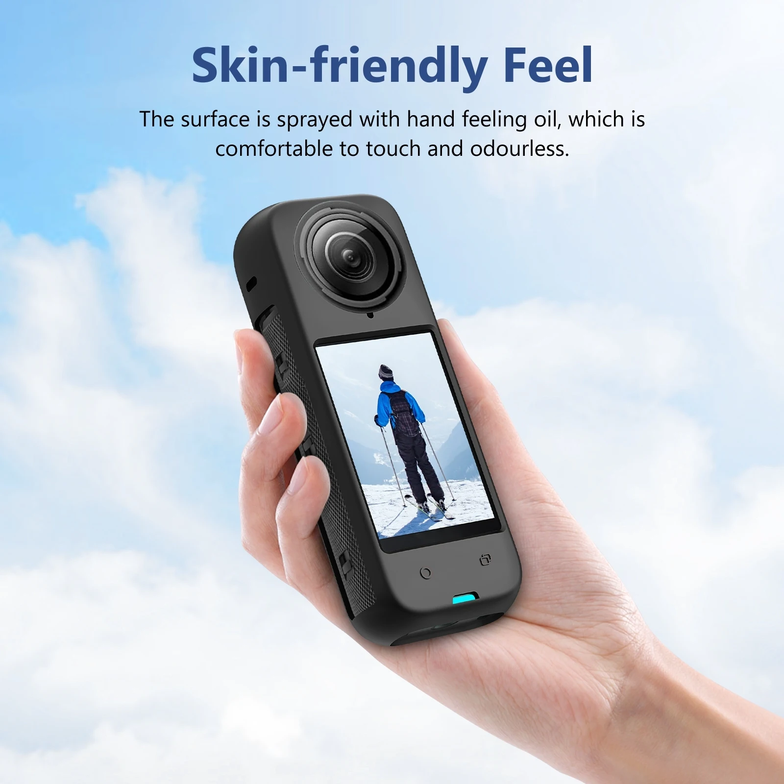 For Insta360 X4 PULUZ Full Body Dust-proof Silicone Protective Case Camera Accessories