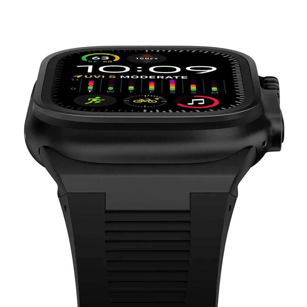 Premium Soft Silicone Watch Strap - Durable Rubber Band for Enhanced Comfort and Style