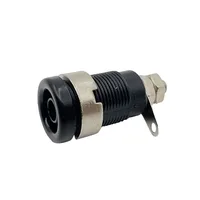 20PCS Insulated Safety 32A 4mm Banana Socket Terminal 5 Colors Female Jack Panel Mount Socket Binding Post Wire Connector 2