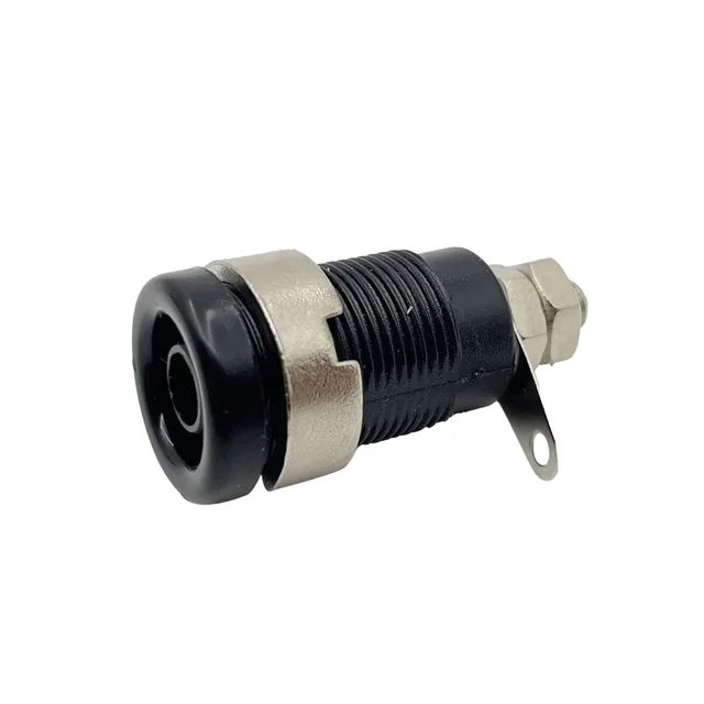 20PCS Insulated Safety 32A 4mm Banana Socket Terminal 5 Colors Female Jack Panel Mount Socket Binding Post Wire Connector 2