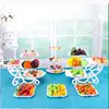 European Style Three-tier Cake Tray Snack Stand Fruit Plate Birthday Party Decoration Supplies Wedding Dessert Table Cake Stand 2