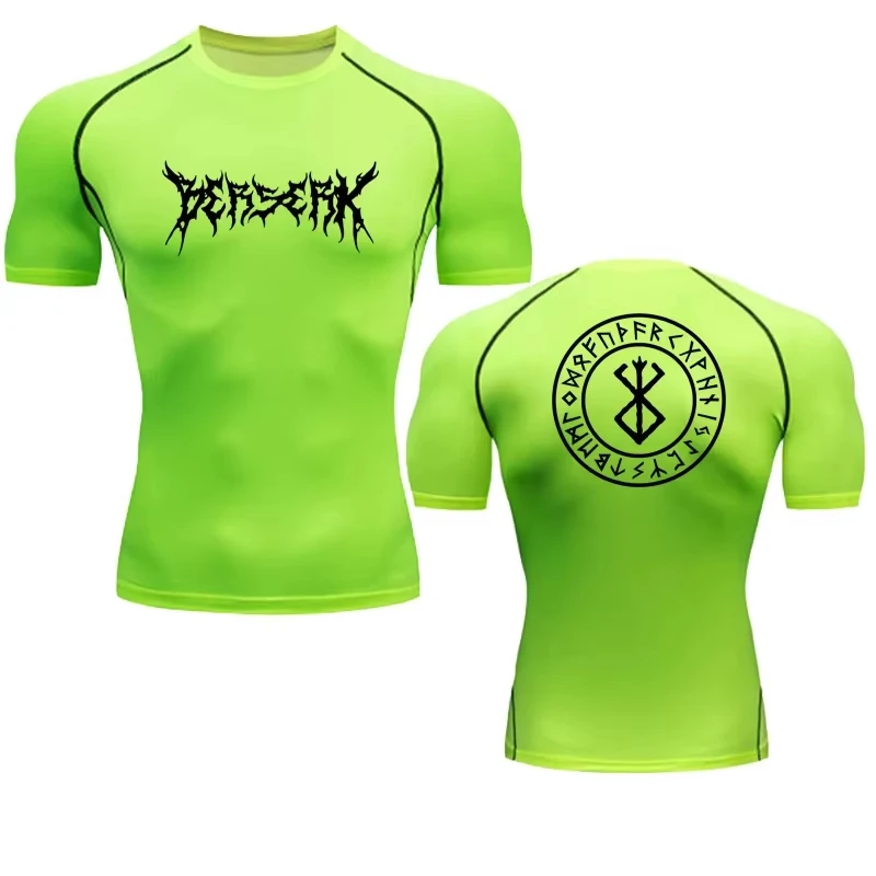 Anime Berserker Kompression T-shirt Männer Fitness Engen Langarm Sport T Shirt Training Jogging Shirts Gym Sport Schnell Trocknend – Detail 13