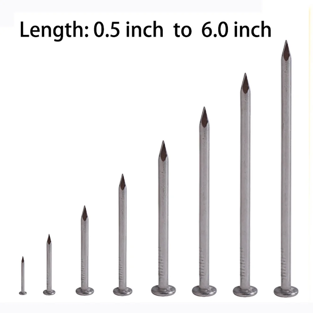 CementNailFlatHeadConcreteNails304StainlessSteelWoodworking