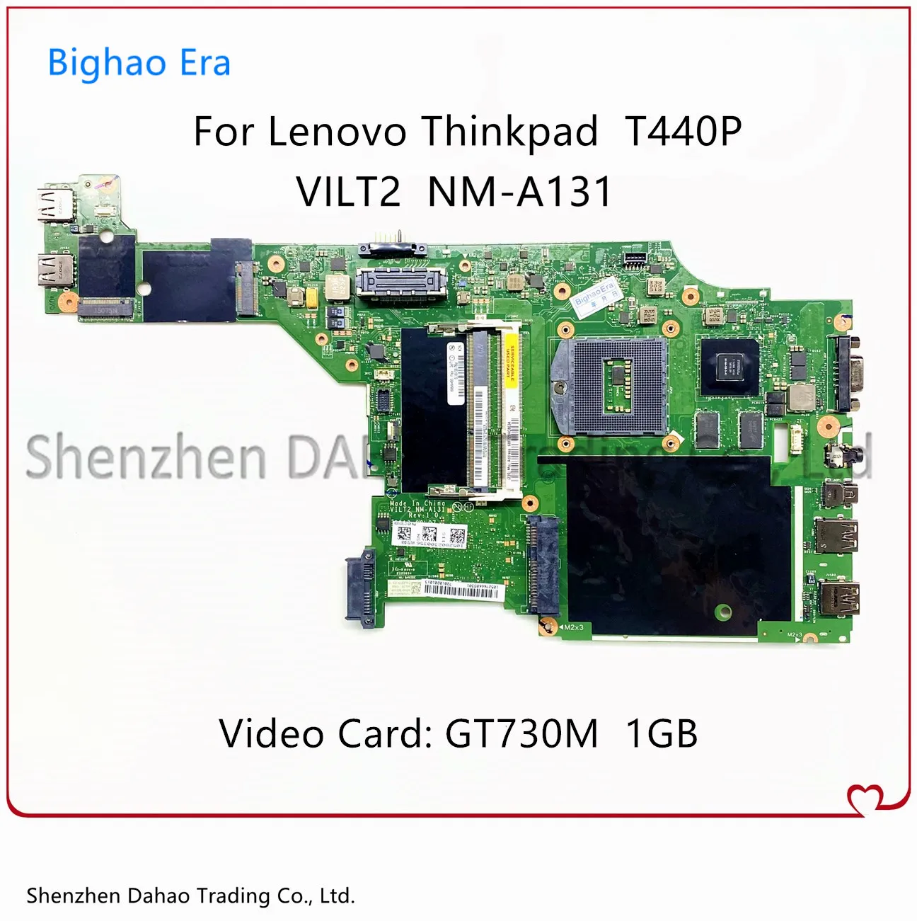 

FRU:00HM981 00HM983 04X4086 00HM985 04X4090 For Lenovo Thinkpad T440P Laptop Motherboard VILT2 NM-A131 With GT730M 1GB-GPU