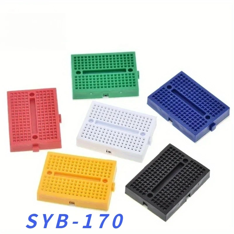 6/18Pcs SYB?170 미니 솔더리스 브레드보드 170 타이 포인트 테스트 보드 아두이노 전자 DIY 실험용 프로토보드
