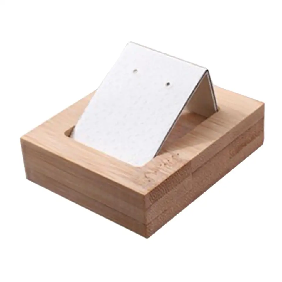 PandaHall 100 pz Carte per Orecchino In Piedi Porta Carte per Orecchino