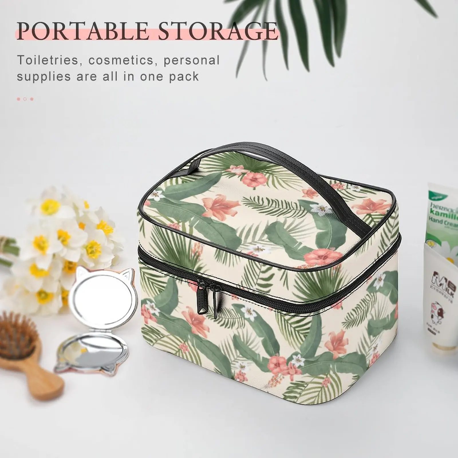 Customized Pattern Makeup Bag Outdoor Travel Bag Women Multifunction Cosmetic Bag Toiletries Organizer Storage Receiving  Bag