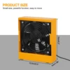 Toolour 30W Welding Smoke Exhaust Fan Solder Smoke Absorber Remover 2 Extra Fan Filters for Mobile Phone Motherboard Repair 4