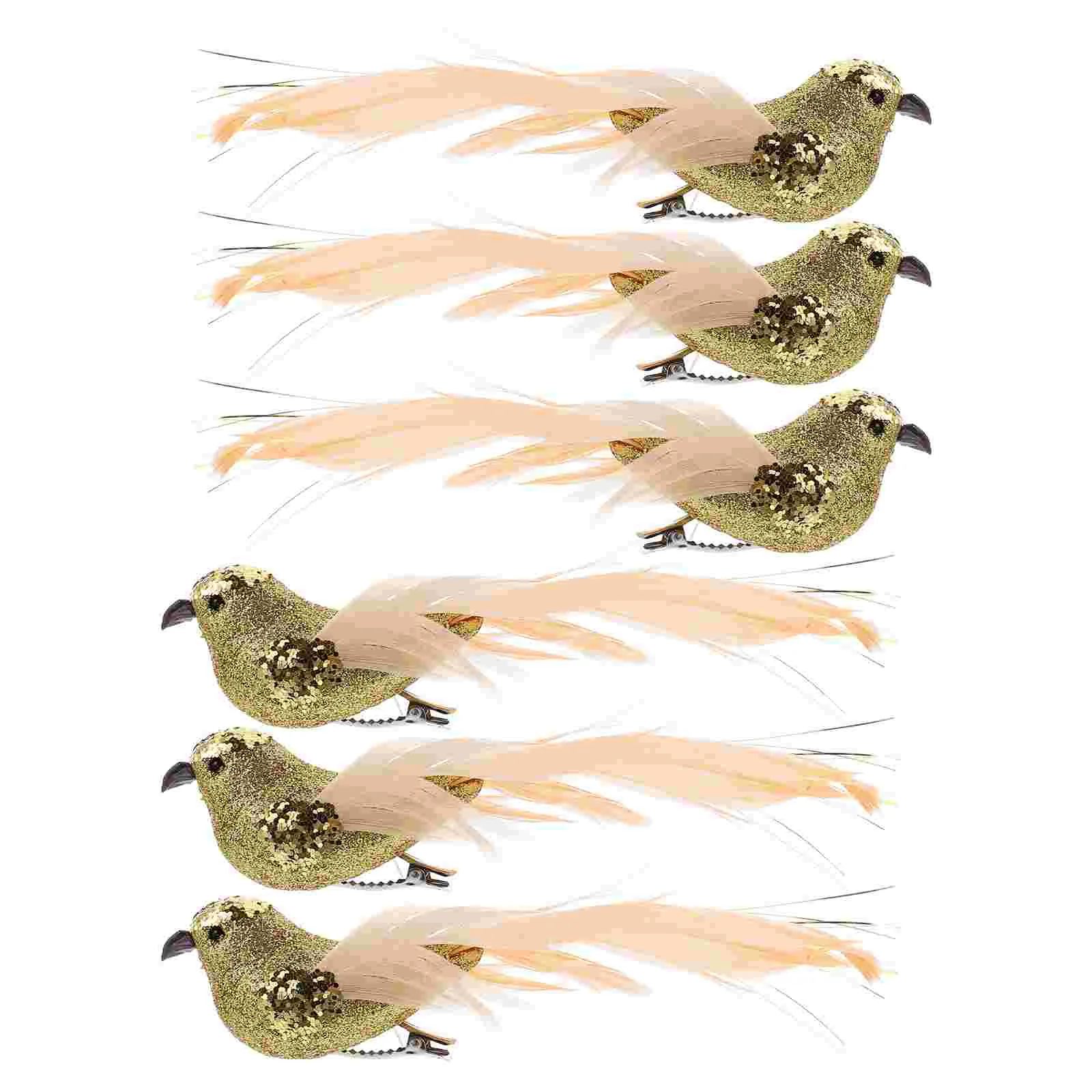 

Simulation Bird Christmas Tree Decoration Bird Clips Birds Miniatures Christmas Tree Hanging Ornament Simulation Bird