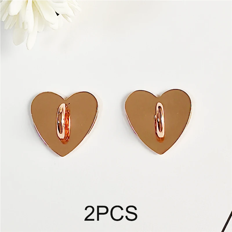 Heart-Shaped Metal Phone Ring Holder – Self-Adhesive Charm and Pendant Hook Accessory