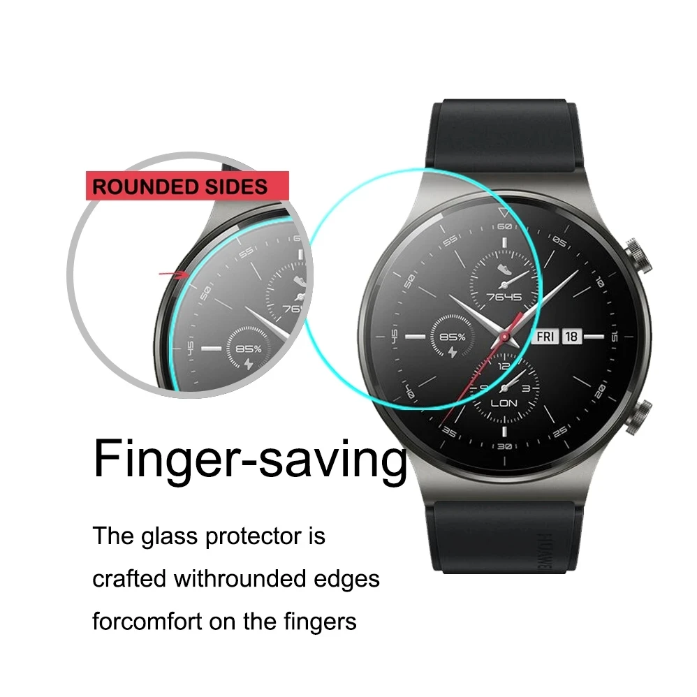 Enhanced Screen Protector Tempered Glass Cover for Huawei Smartwatch Accessories