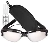 Customize Myopia Swimming Goggles  Glasses Plated with Diopters  Silicone Belt Underwater Eyewear Anti-fog Men Acetate