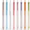 Dianshi Soft Grip Gel Ink Retractable Pen: Black Ink 0.7mm Medium Fine Pen Tip Pen Set, Ultra-Smooth Pen Tip No Bleeding Stains, 1
