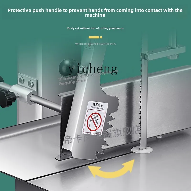 Zz bone sawing machine commercial bone cutting electric desktop cutting beef bone frozen meat pig trotters household 4