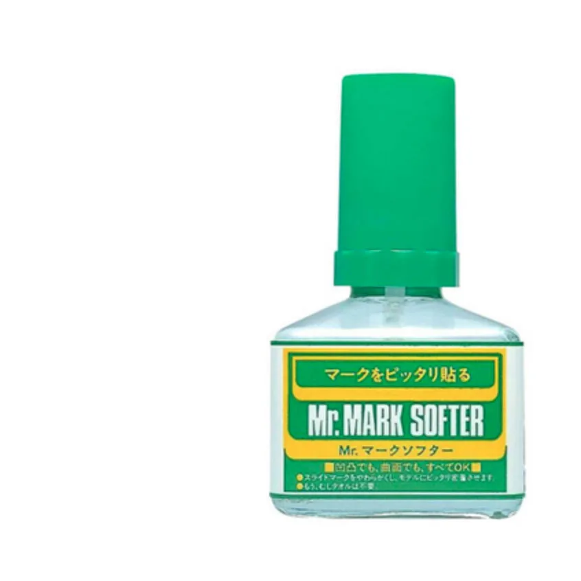 HobbyLand Mr. Hobby Mr. Mark Softer Softening Agent for Decals Plastic  Model Kits Green