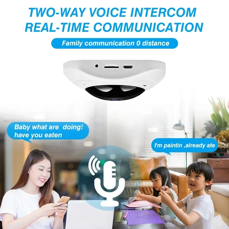 Yoosee APP 2MP 1080P 360Degree Panoramic View VR IP Camera IR Night Vision Motion Detection CCTV Baby Monitor 5