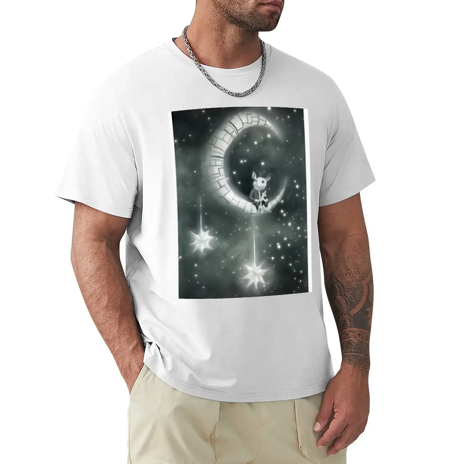 

Mouse on the Moon T-Shirt cute tops animal prinfor boys boys whites designer t shirt men