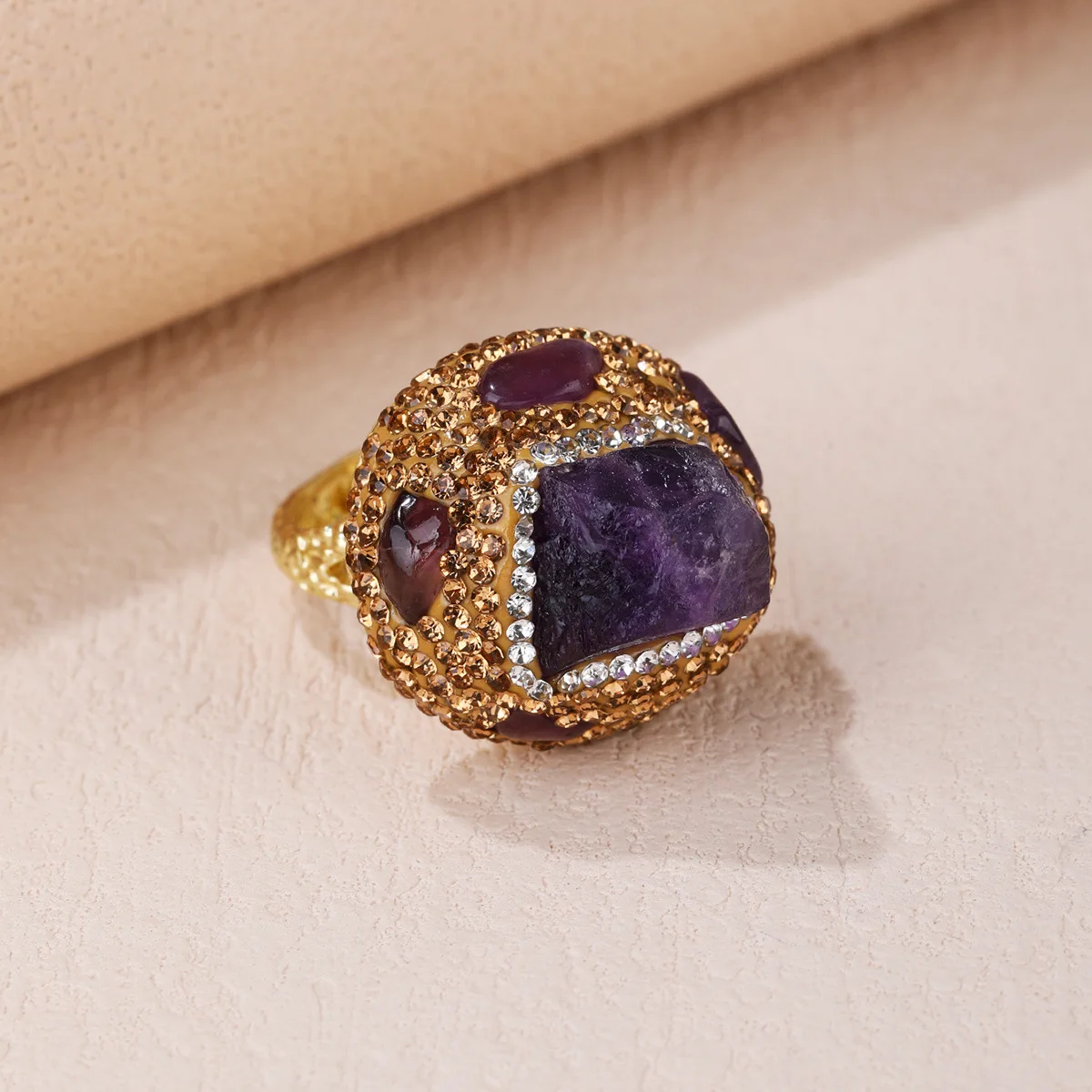 Hirajule amethyst ring deals