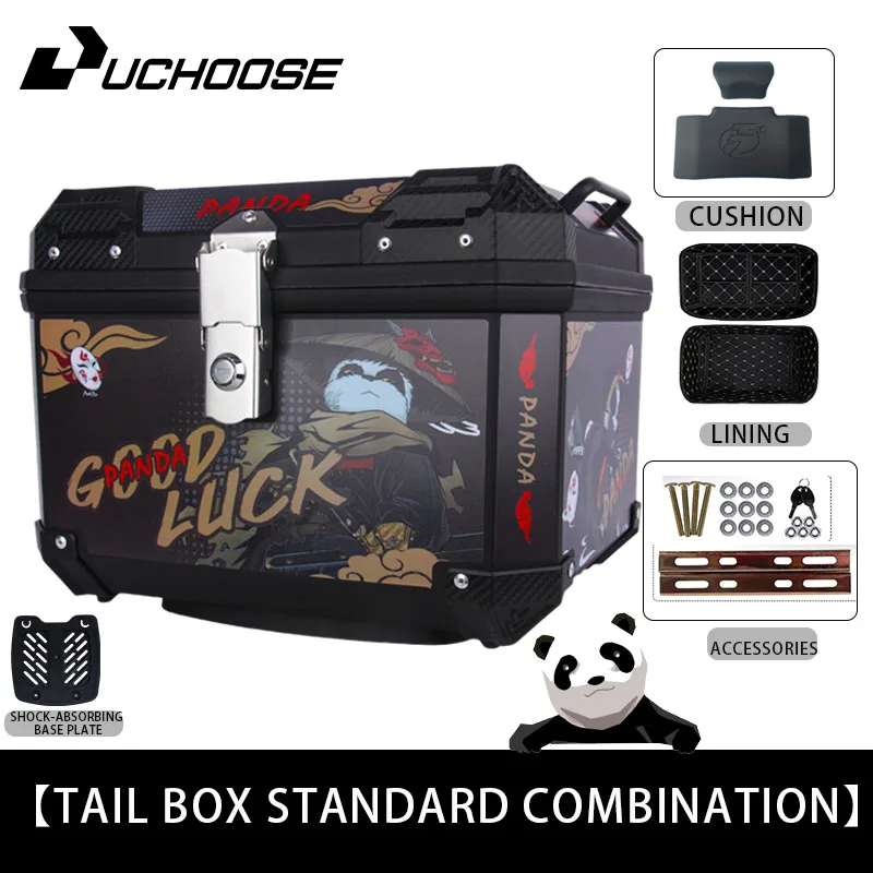 Caja trasera para motocicleta de gran capacidad, universal, para R1200GS, R1250GS, F800GS, F850GS, Panda