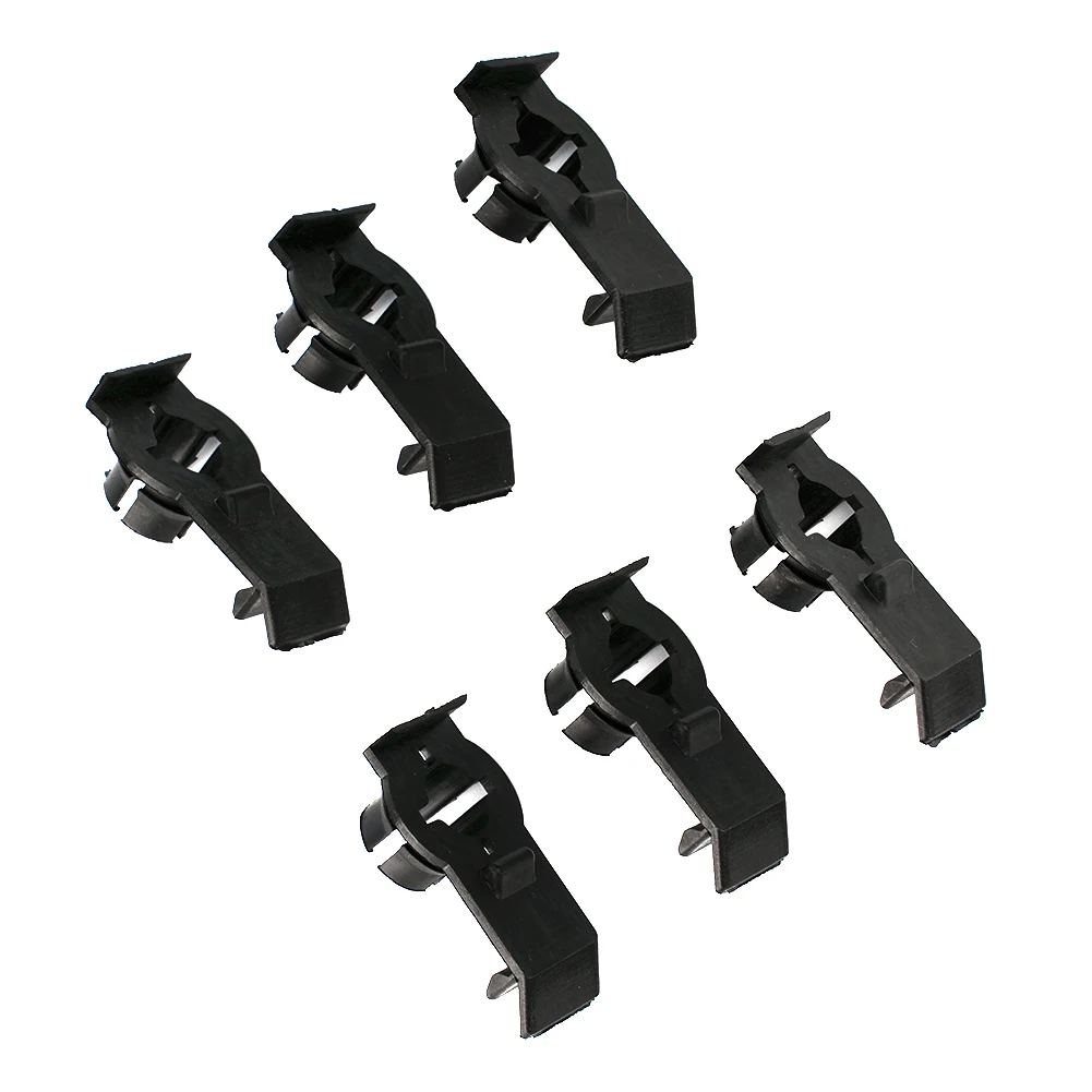 Accessories Windo Regulator Clip Black For BMW X5 E53 (2000-2006) Front Pack Of 6 Parts Plastic Useful Durable front right driver door lock cylinder keys 4060638 car parts compatible for transit mk6 2000 2006 mk7 2006 2014 accessories