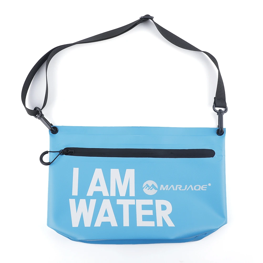MARJAQE PVC Waterproof Swimming Storage Shoulder Bag Toiletries Cosmetic Bag Travel Wash Bags for Camping Travel Outdoor Sport 5
