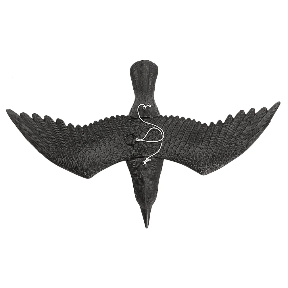 Realistic-Plastic-Crow-Plastic-Animals-Figures-Crow-Decoys-Attracting-Crows-Plastic-Crow-Statue-Artificial-Crow-Bird.jpg Reális Műanyag Varjú Állatok Figurák Csalók Varjak Szobor Mesterséges Madár Fekete Dekoráció - Image 4