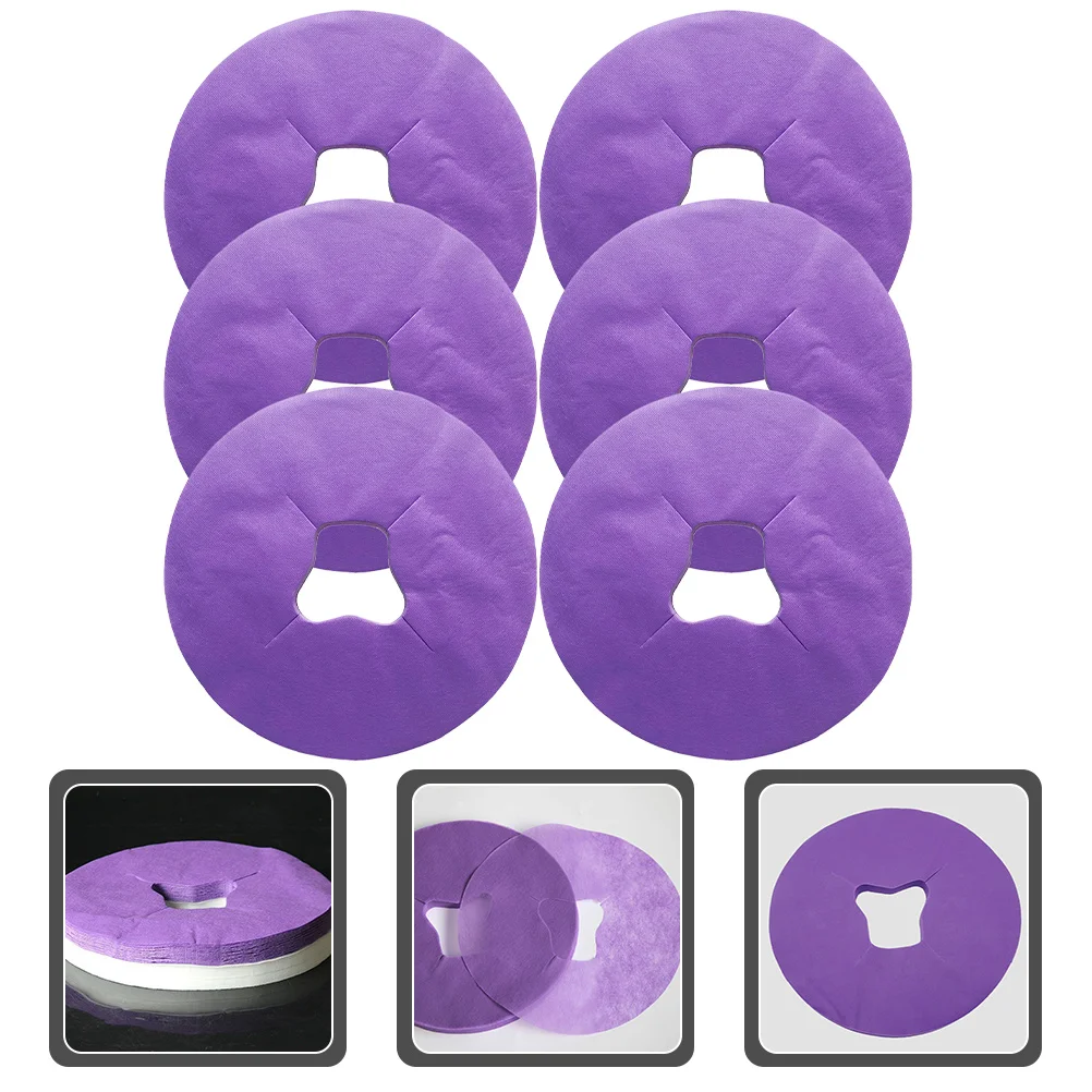 

100Pcs Face Pillow Covers Salon Headrest Covers Salon Pillow Covers Disposable Face Pillow Covers