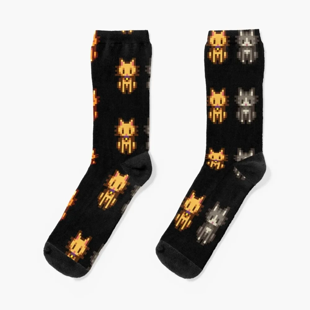 Stardew Valley Cats Socks gifts cartoon Socks Men Women's