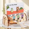 Children Alphabet Word Cards Montessori Toys Logical Thinking English Word Decryption Unlocking Table Game Early Educational Toy 1