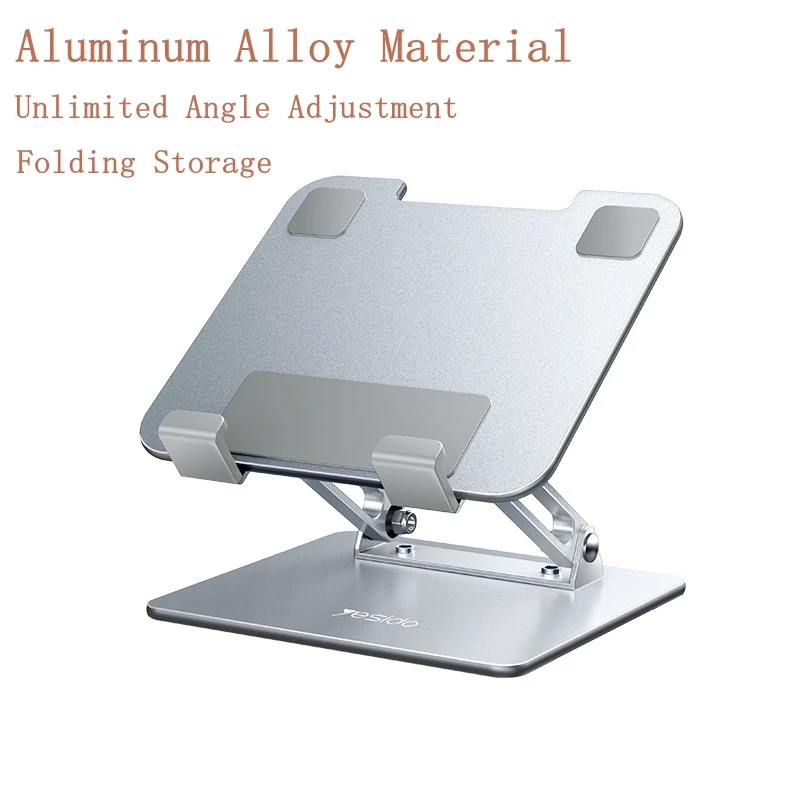 

Universal Aluminum Alloy Portable Tablet Holder For iPad Lenovo Xiaoxin Xiaomi Adjustable Flexible Folding Lazy Desktop Support