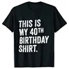 40 Ans 40th Years Birthday T Shirt Women Graphic Manga Tshirt Stepping Into My 40th Birthday Like A Queen Female Tee Top Clothes 2