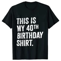 40 Ans 40th Years Birthday T Shirt Women Graphic Manga Tshirt Stepping Into My 40th Birthday Like A Queen Female Tee Top Clothes 2