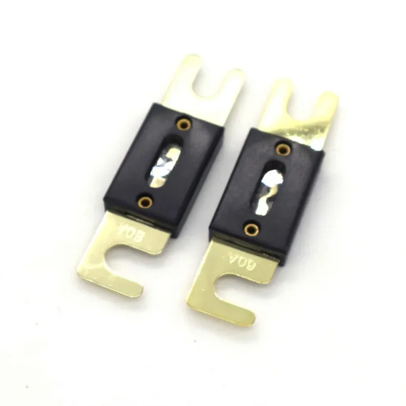 1 Piece ANL Type Fuse Gold Plated Fuses 100A 125A 150A 200A 250A 300A Car Vehicle Audio Video Fuse Blade