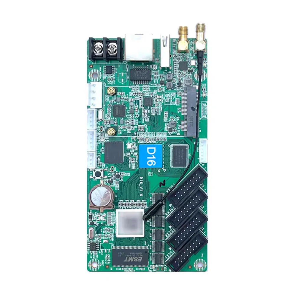 񵿱 USB  LED Ʈѷ Huidu D16 񵿱 Ǯ ÷ LED ũ ī, HD-D16  4G