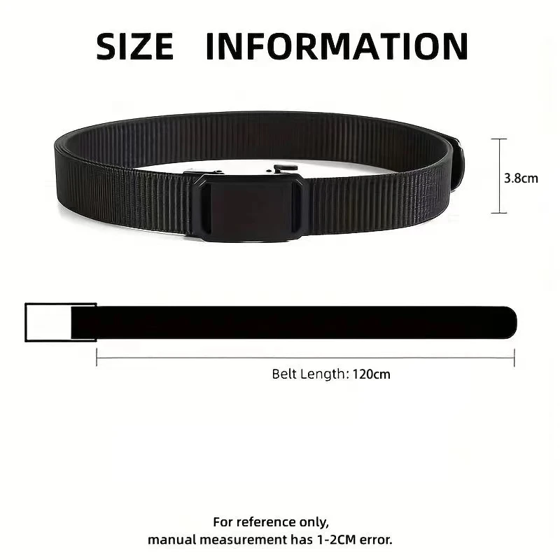 Mens Belt Xiaomi Mijia Toothless Automatic Buckle Nylon for Outdoor Leisure