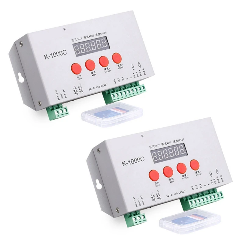 

2X телефон, контроллер K1000C WS2812B WS2811 APA102 T1000S WS2813